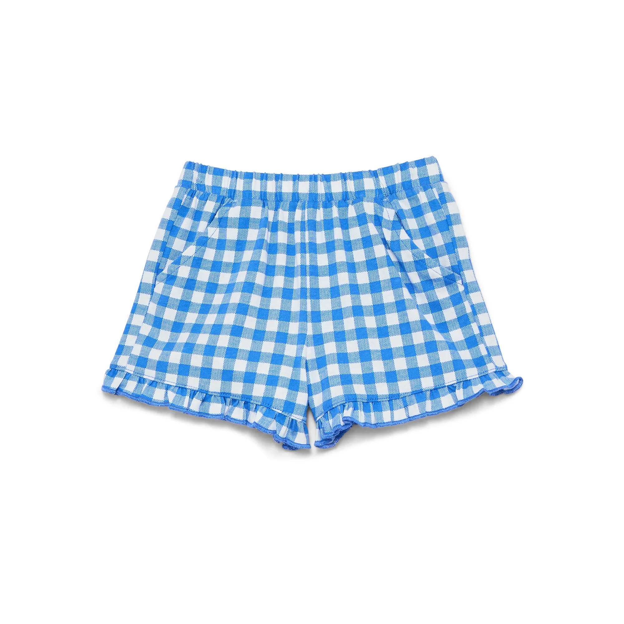 Wonder Nation Toddler Girls Patriotic Ruffle Hem Shorts, Sizes 18M-5T | Walmart (US)