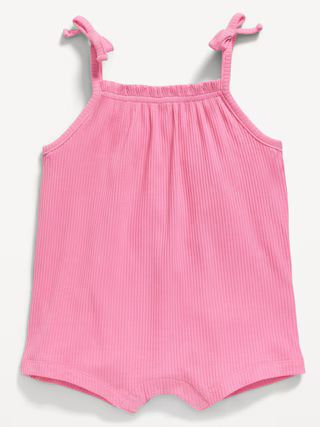 Tie-Bow One-Piece Romper for Baby | Old Navy (US)
