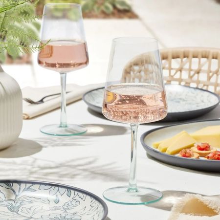 Outdoor dining ☀️

Love these shatter resistant Flared Wine Glasses and Dinnerware set! Perfect for outdoor entertaining! Lightweight & BPA-free. 

#LTKSeasonal #LTKParties #LTKHome