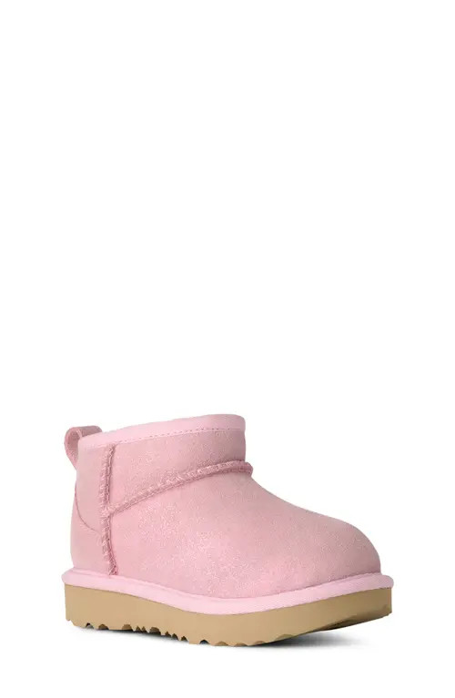 UGG(r) Kids' Classic Ultra Mini Dazzle Boot in Ribbon Candy at Nordstrom, Size 10 M | Nordstrom