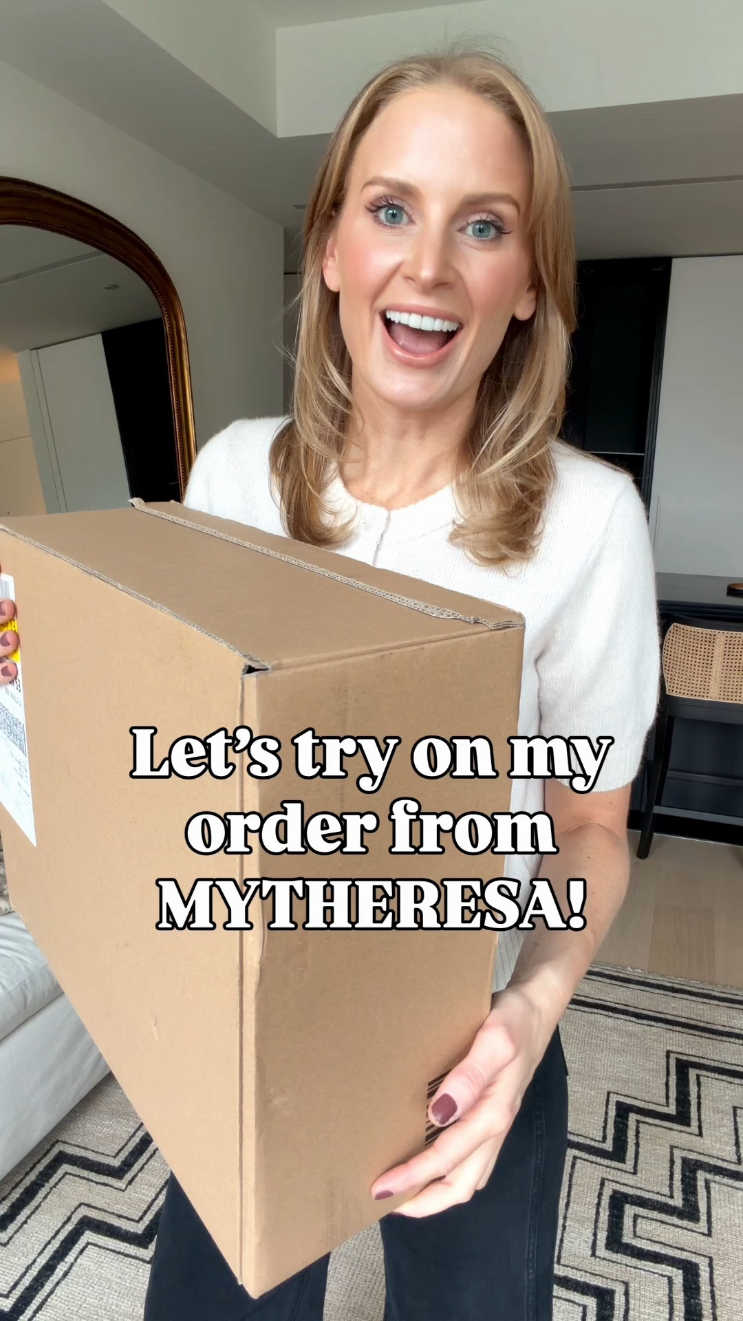 Trying on a recent order from MYTHERESA ✨