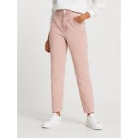 River Island Carrie High Rise Mom Jean - Pink | Very (UK)