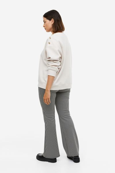 Flared Leggings - Burgundy - Ladies | H&M US | H&M (US + CA)