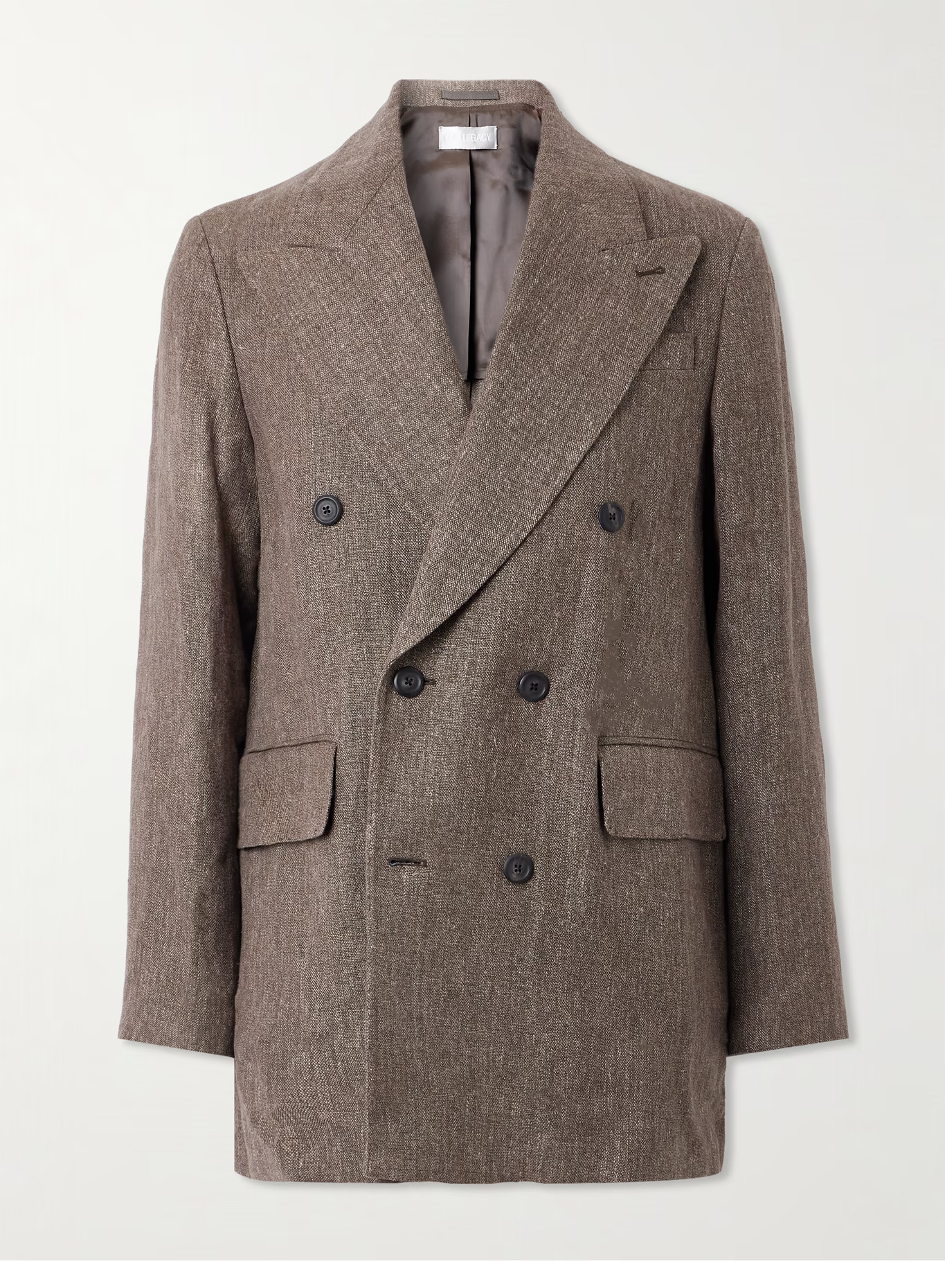 Double-Breasted Linen and Cotton-Blend Blazer | Mr Porter (DE)