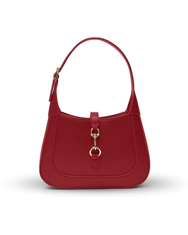 Shoulder Bag for Women - Small Shoulder Purses - Cute Trendy Hobo Handbags - Adjustable Strap Veg... | Amazon (US)