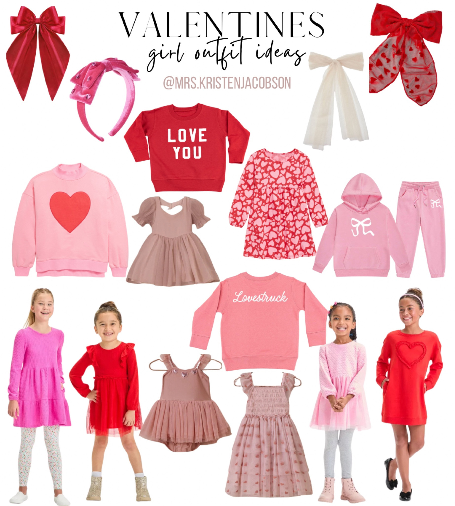 Valentines, valentines outfits, girl valentines outfit, toddler girl valentines outfit, target valentines, Walmart valentines, old navy valentines, valentines accessories, valentines bow, valentines headband, valentines dress, valentines sweatshirt, valentines matching set

#valentines #valentinesoutfits #girlvalentinesoutfits #toddlergirlvalentinesoutfits #valentinesaccessories #valentinesbow 

#LTKKids #LTKFamily #LTKSeasonal
