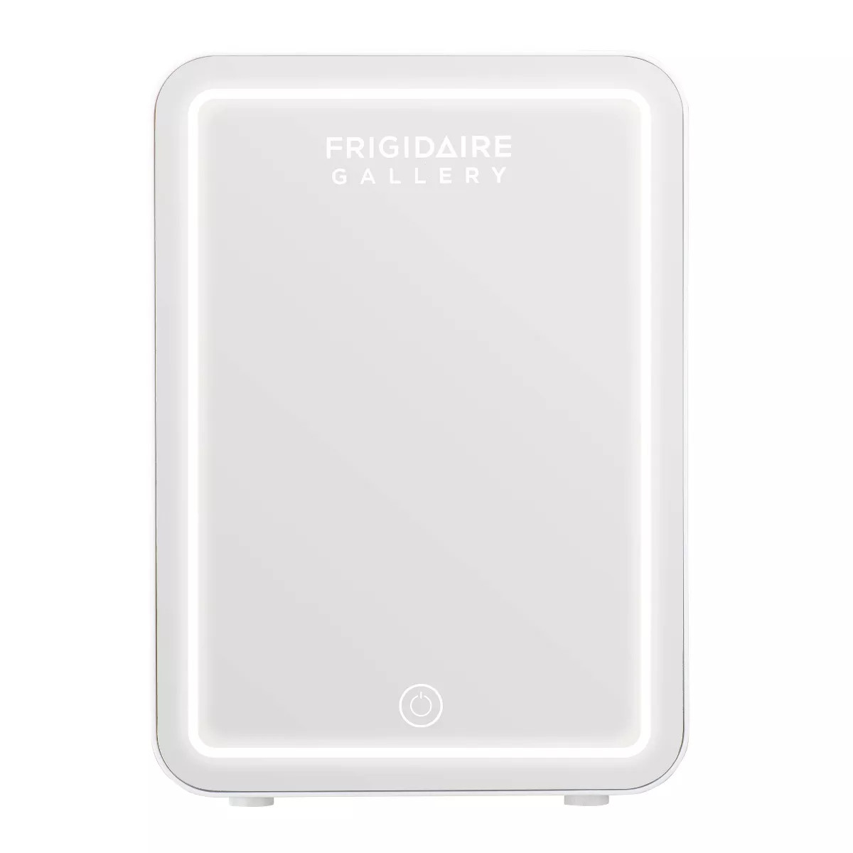 Frigidaire Gallery 9 Can Beauty Lighted Mirror Fridge - White: Countertop Beverage Refrigerator, ... | Target