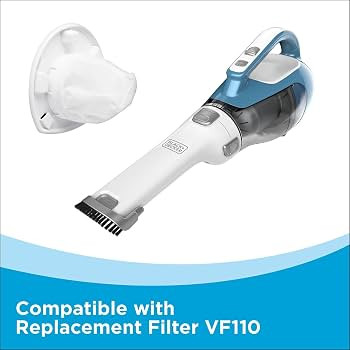 Black+Decker, Dustbuster AdvancedClean Handheld Vacuum Cordless, Compact Home and Car Vacuum with... | Amazon (US)