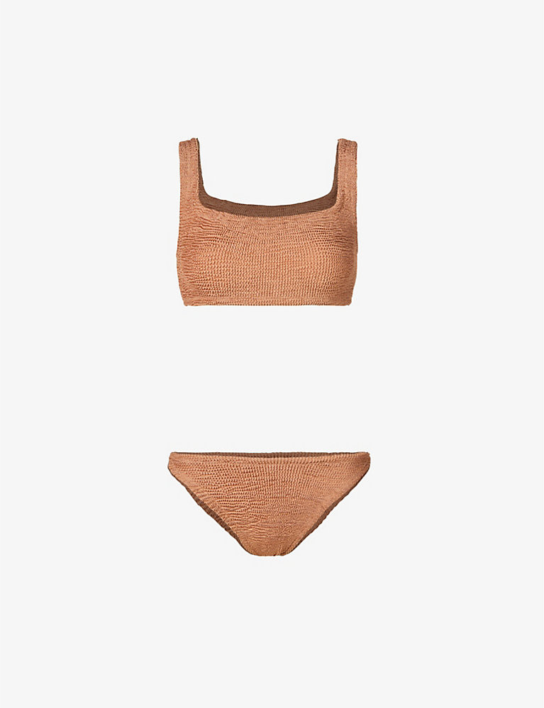 Xandra crinkled bikini | Selfridges