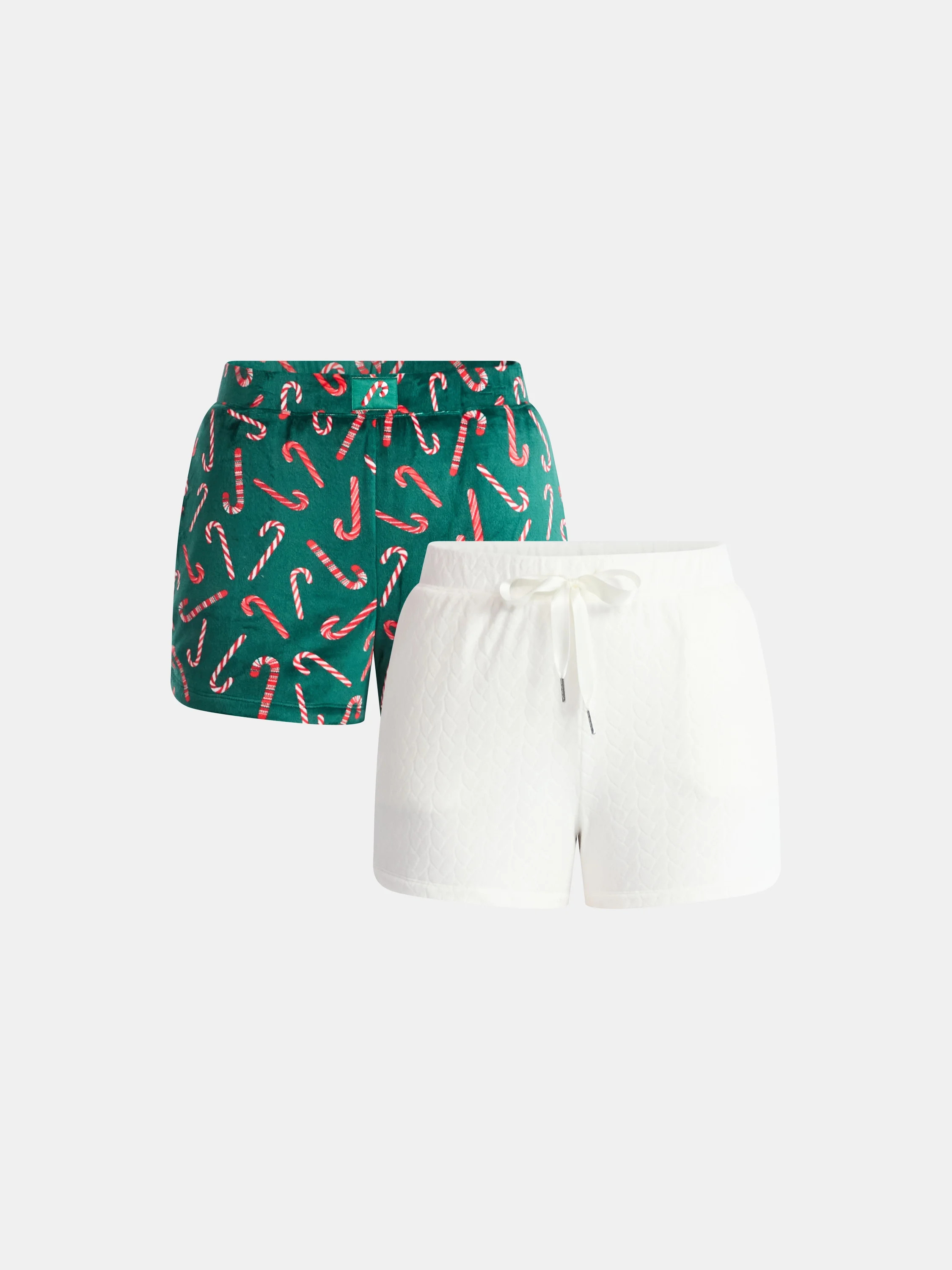 Holiday Time Women's and Women's Plus Christmas Sleep Shorts, 2-Pack, Sizes XS-3X - Walmart.com | Walmart (US)
