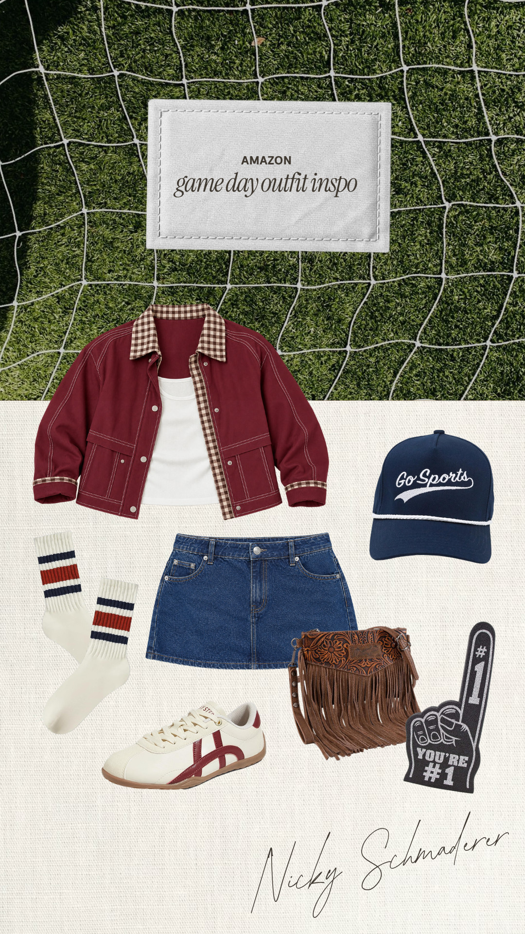Game day ready ♥️🏈

amazon fashion, casual outfits, game day outfits, sports, denim skirt, fall jackets, fall outfits, nicky schmaderer 

 #LTKootd #LTKstorytime