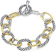UNY Bracelet Designer Brand Inspired Antique Women Jewelry Cable Wire Vintage Valentine Christmas Gi | Amazon (US)