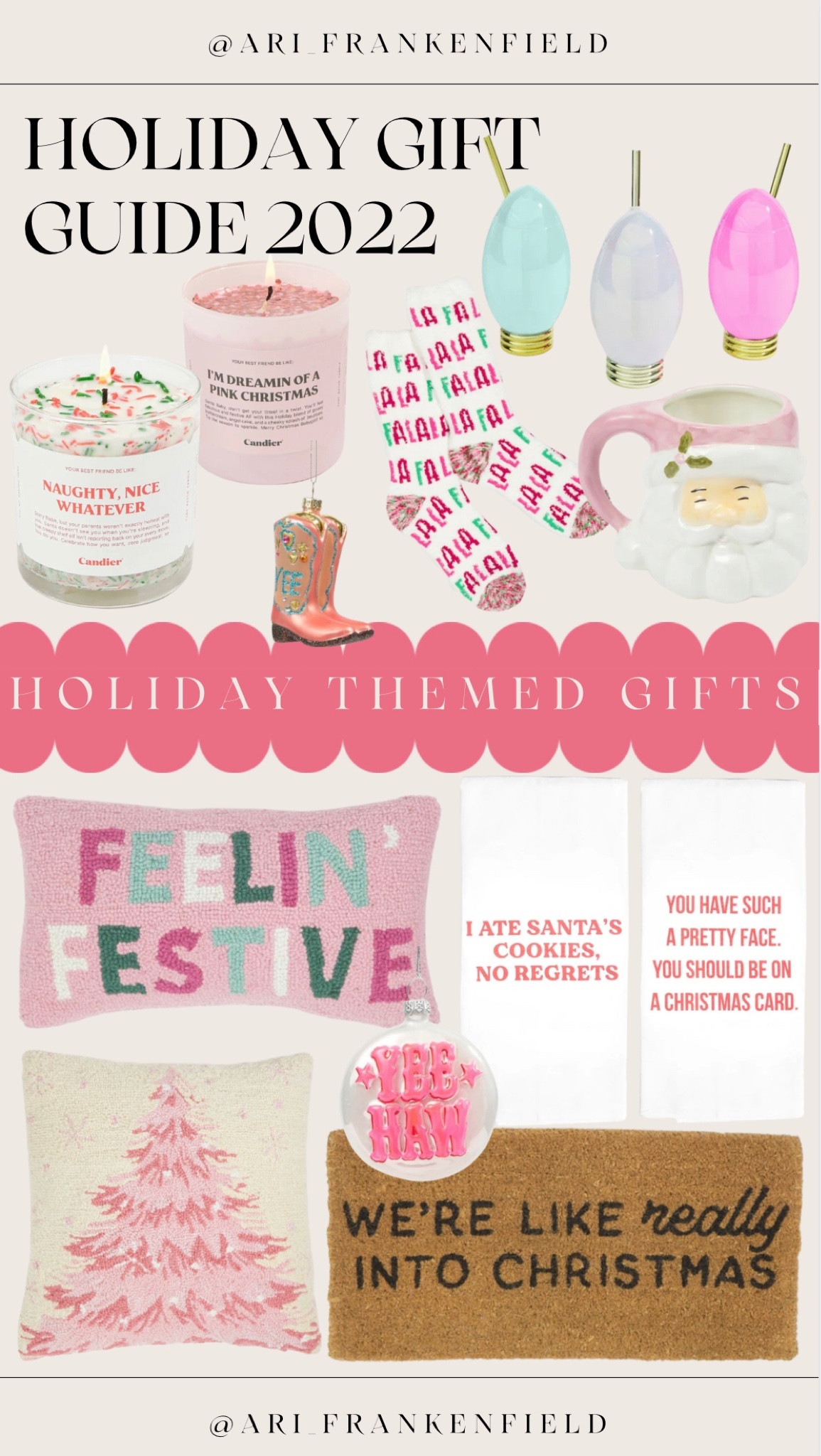 Loving these Christmas themed gifts! So cute for a gift exchange or someone who really loves the holidays! #mom #christmas #gift #under100 #candle #giftguide #decor 

#LTKHoliday #LTKfamily