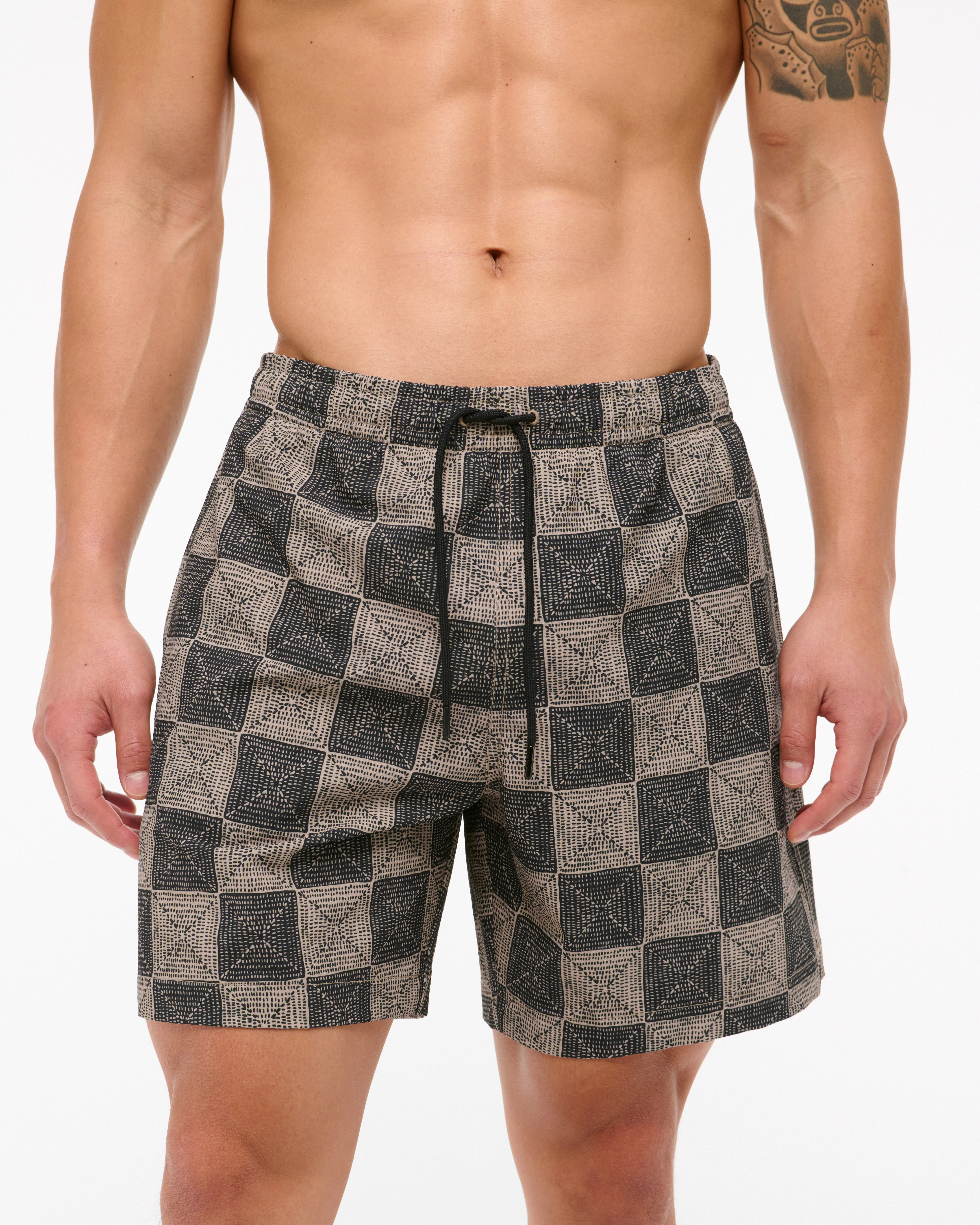 Pull-On Seersucker Swim Trunk | Abercrombie & Fitch (US)