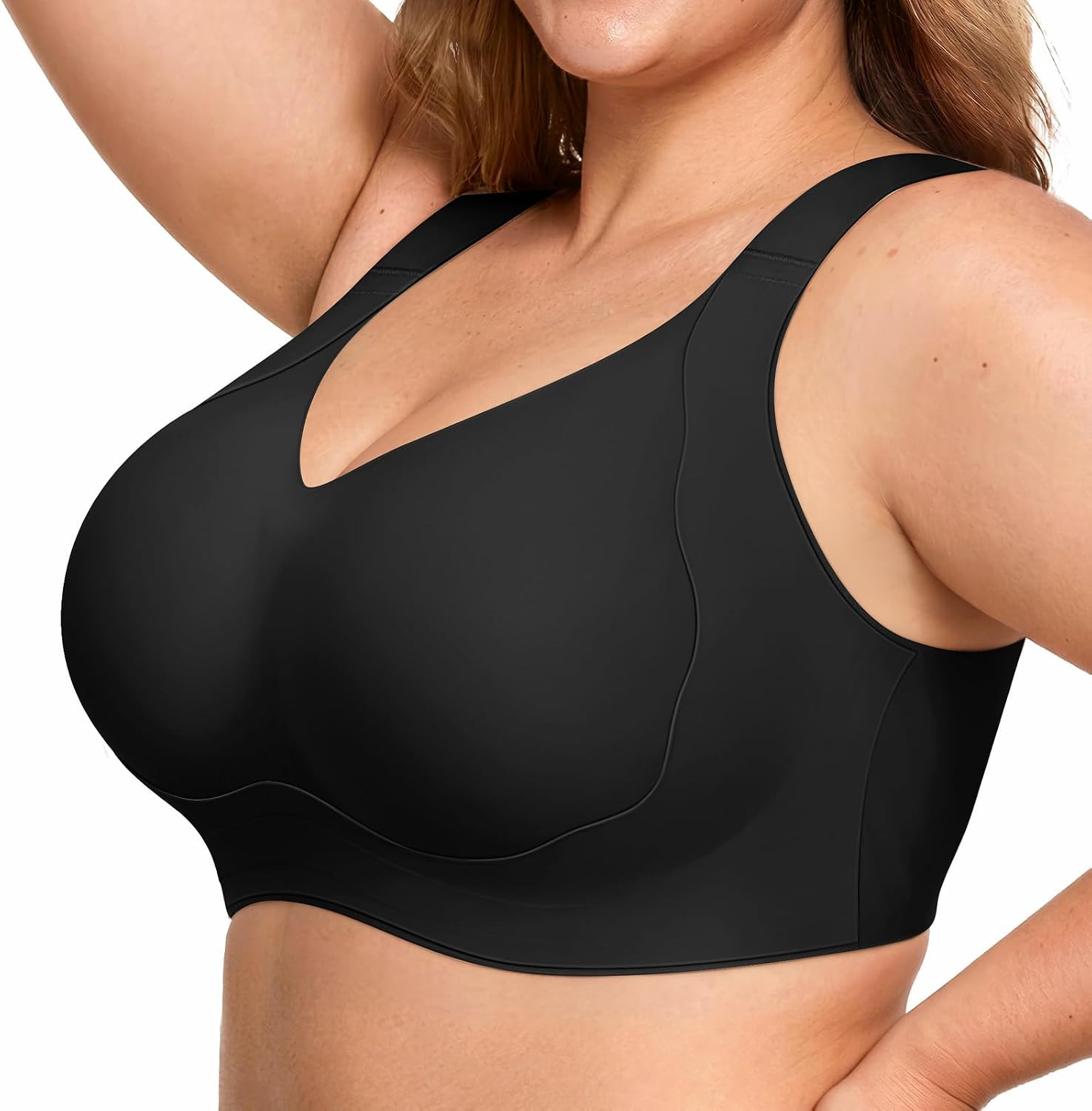 LetsJoli Jelly Bras for Women Push Up Lift Plus Size No Underwire Minimizer | Amazon (US)