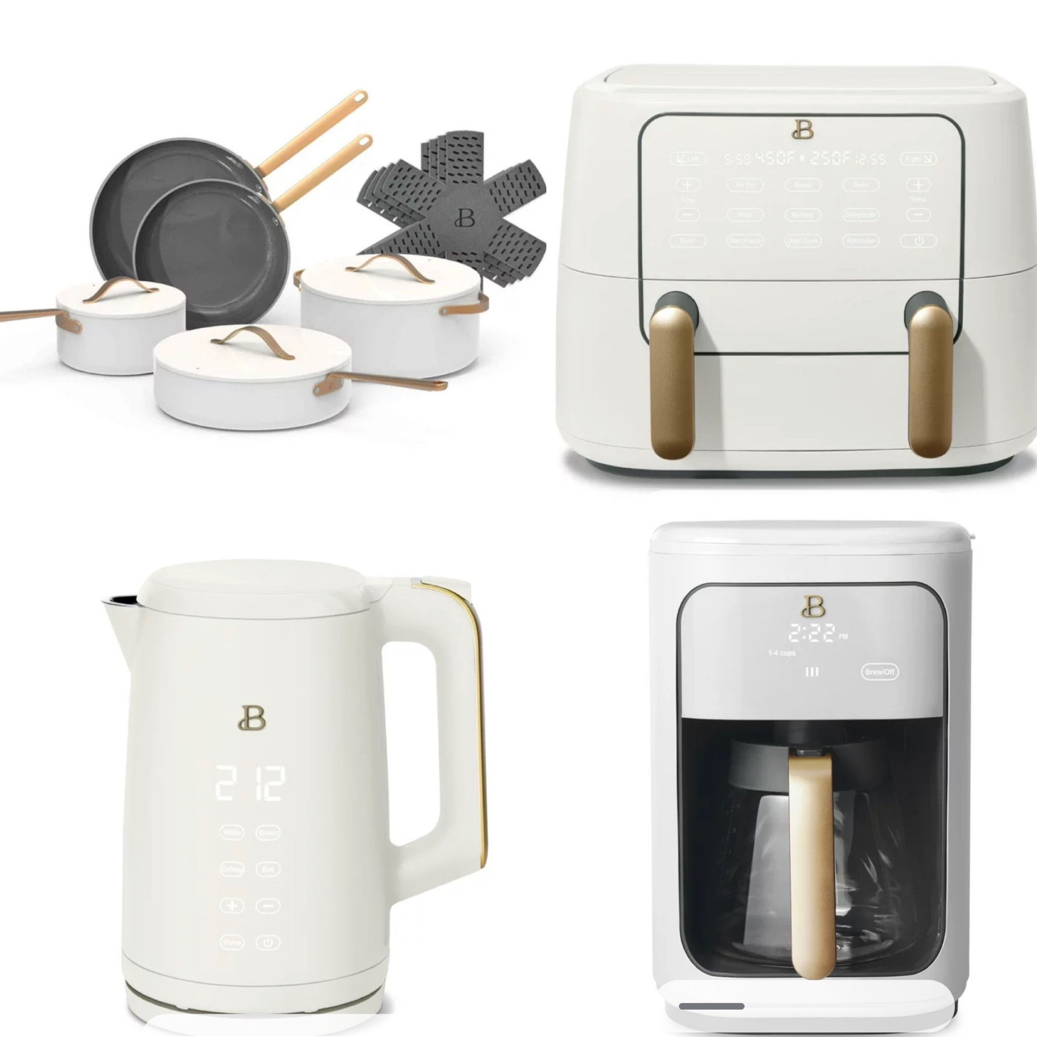 Beautiful cookware with gold accents on sale! 

#LTKunder100 #LTKhome #LTKsalealert
