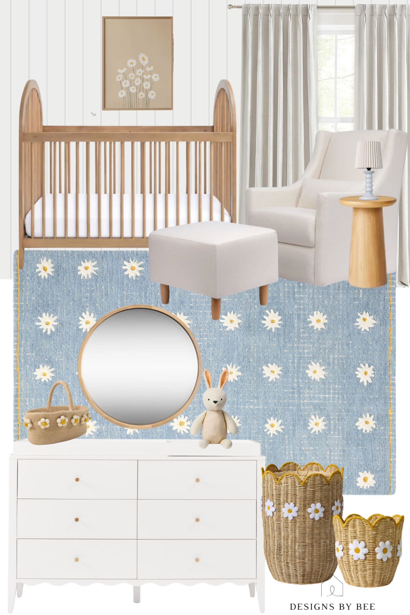 daisy themed nursery 

nursery design, nursery mood board, baby girl, girl nursery 

#LTKBaby #LTKHome #LTKFamily