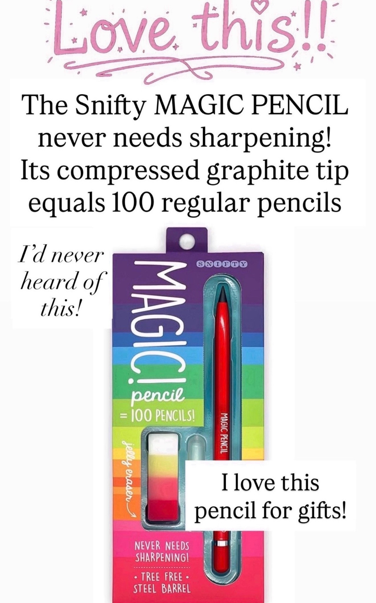 Cutest magic pencil for back to
School

#LTKKids