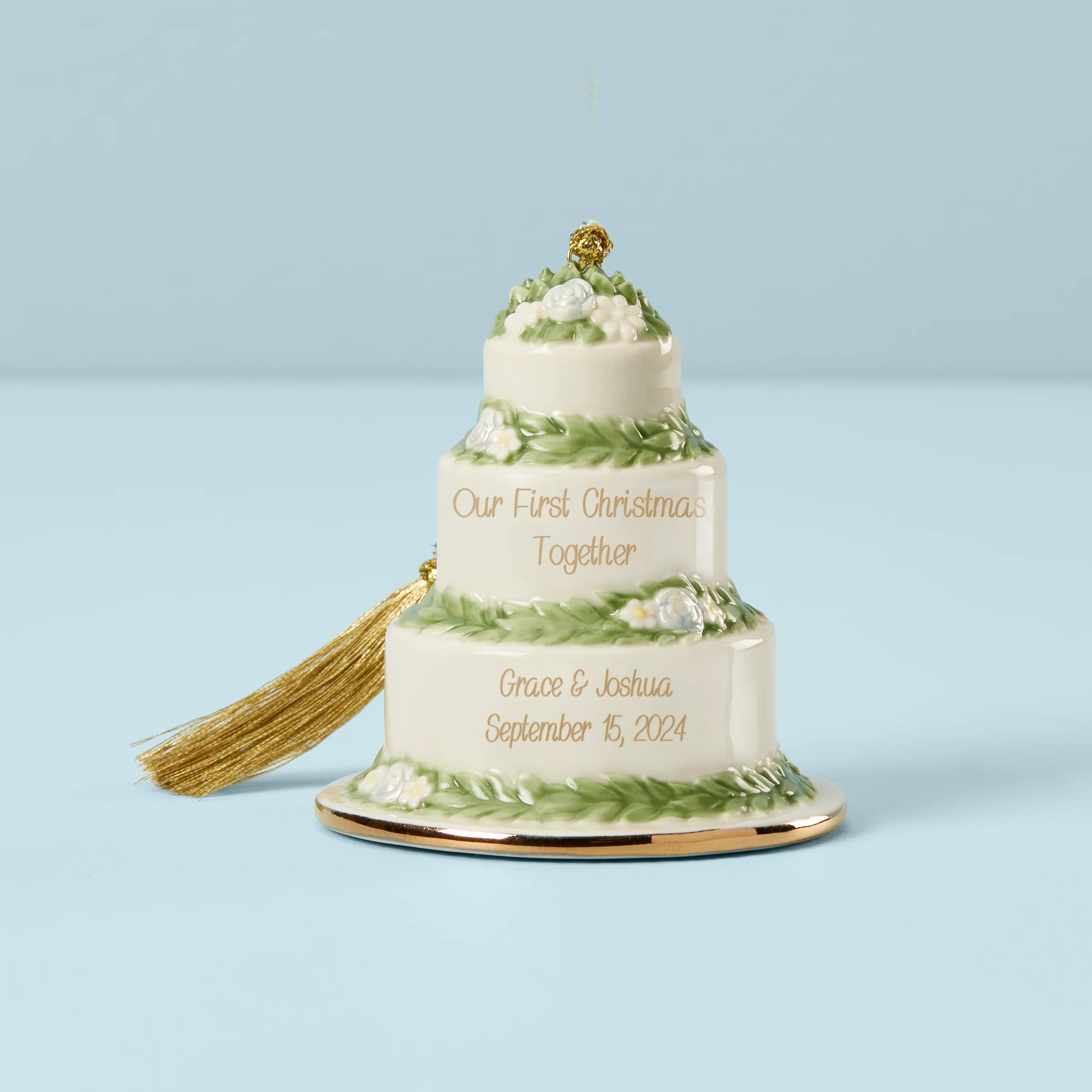 Personalized 1st Christmas Together Ornament | Lenox