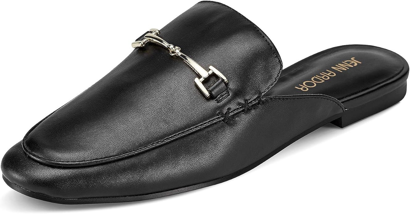 JENN ARDOR Mules for Women Flats Backless Loafers Shoes Slip On Slippers Pointed Toe Low Heel Wor... | Amazon (US)