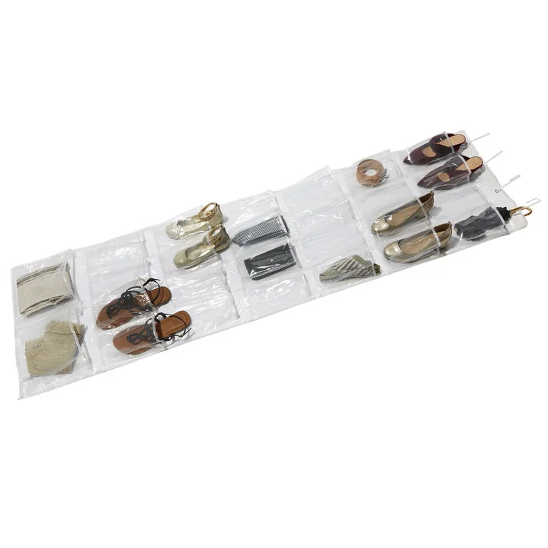 Mainstays 26-Pocket Clear Hanging Shoe Organizer | Walmart (US)