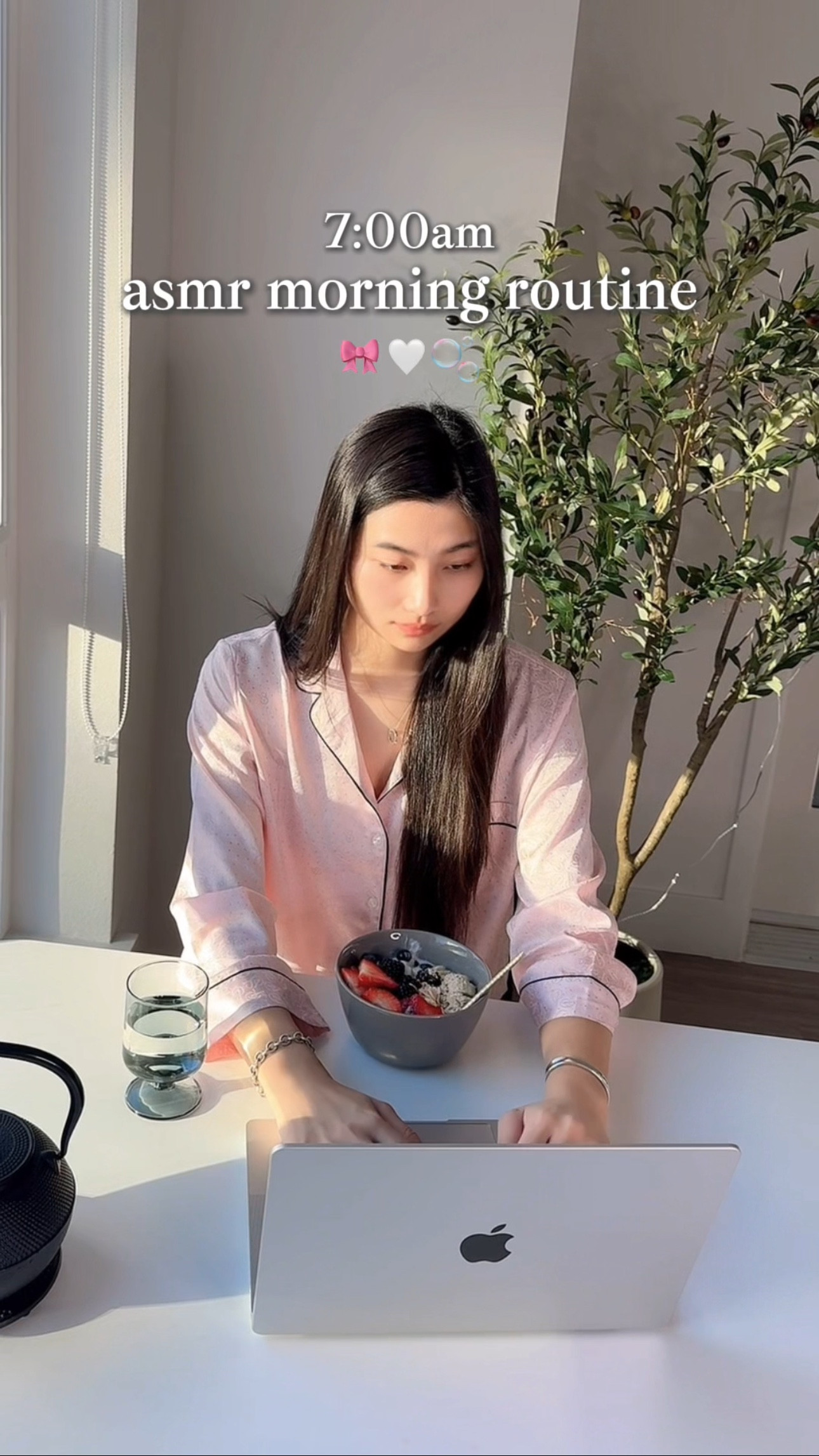 7:00am morning routine 🎀🤍🫧 

#LTKHome #LTKFitness #LTKU