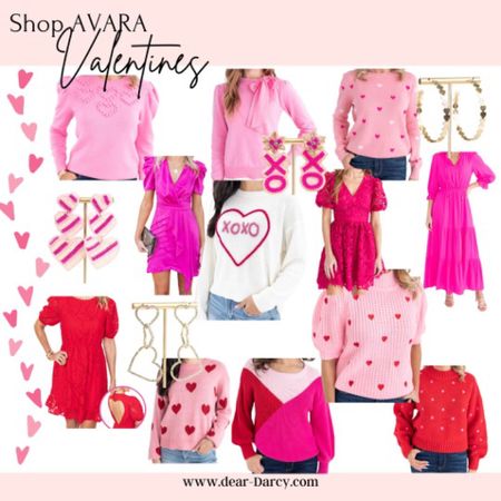 Valentine’s Day jewelry, sweaters and dresses that will have you looking like love🌸💕♥️

Pinks and reds💕🤍♥️
Bows and lace

Some of the cutest Valentines j
Earrings  at affordable prices.

By Avara


#LTKSeasonal #LTKstyletip