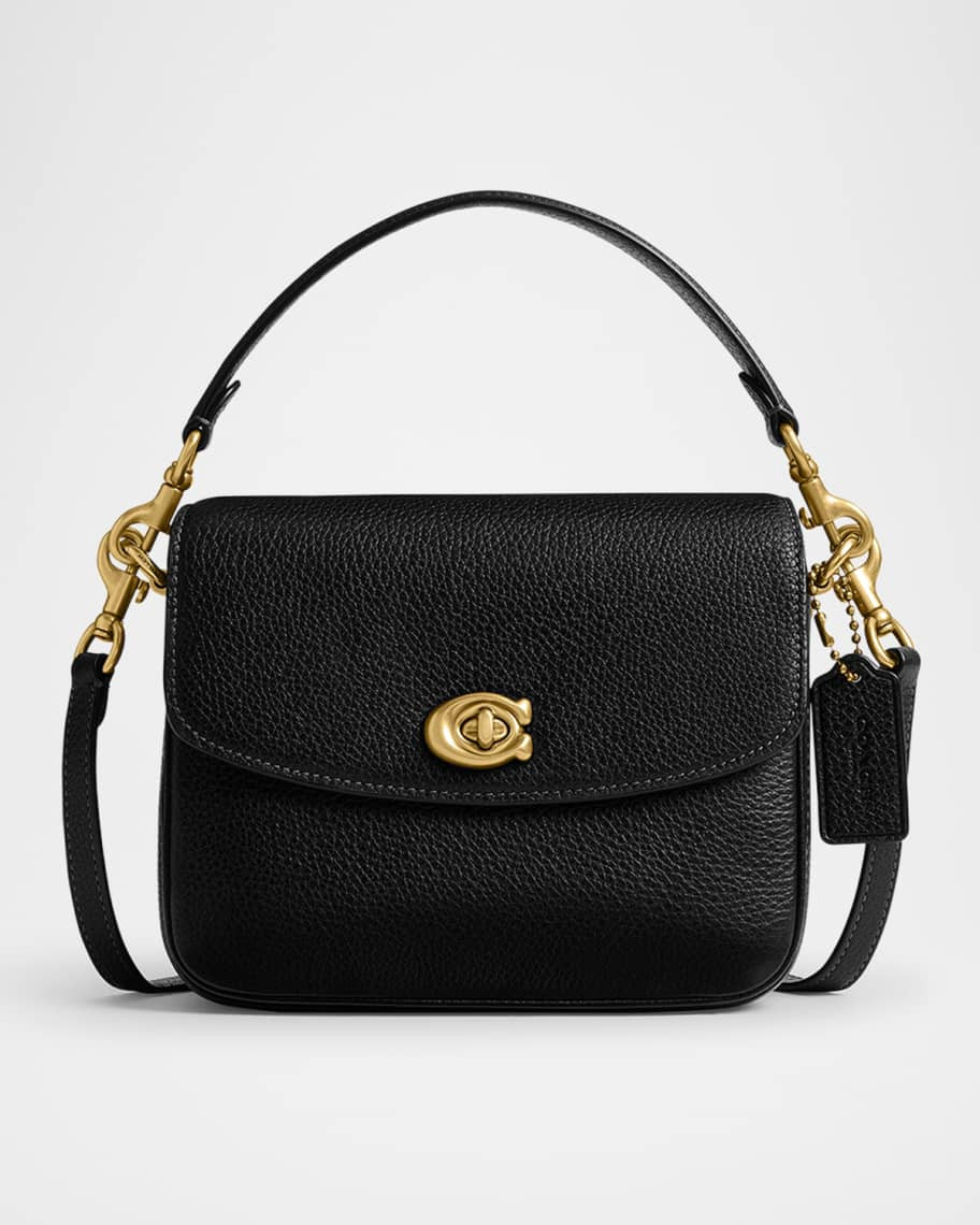 Cassie 19 Polished Pebbled Leather Crossbody Bag | Neiman Marcus