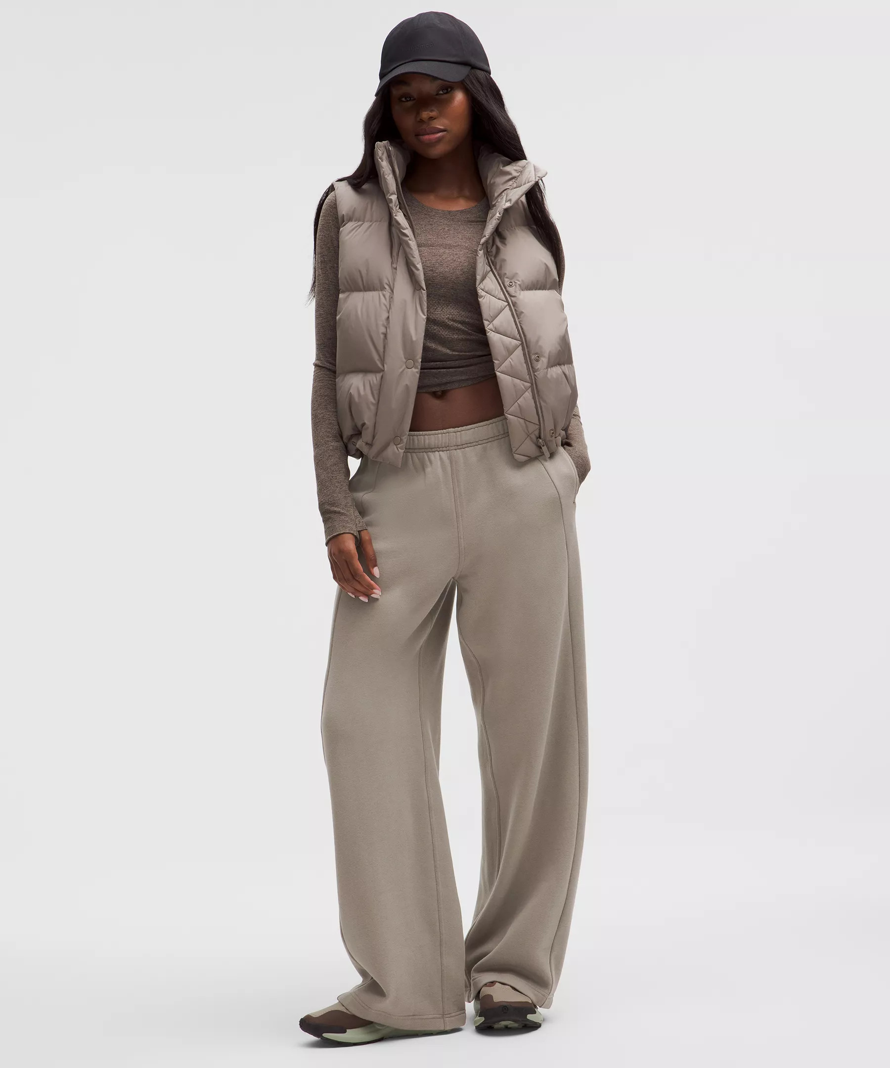 Scuba Mid-Rise Wide-Leg Pant Gathered Waistband *Regular | Women's Sweatpants | lululemon | Lululemon (US)