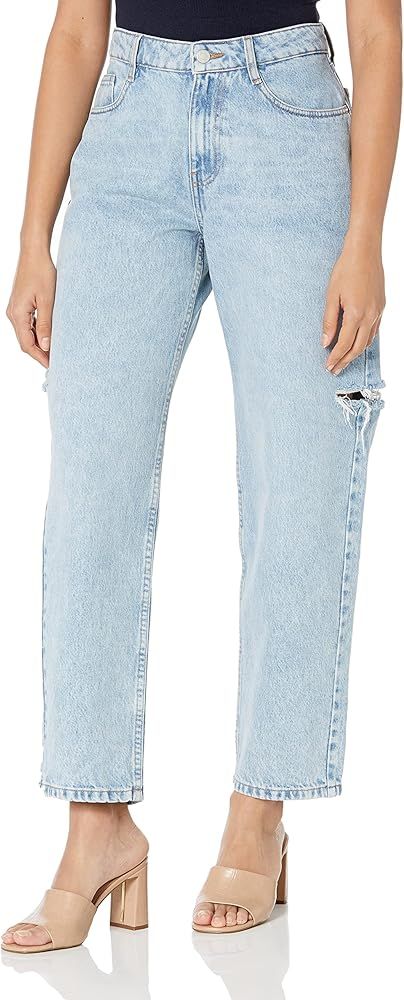 The Drop Women's Kasen Wide-Leg Slit Denim | Amazon (US)