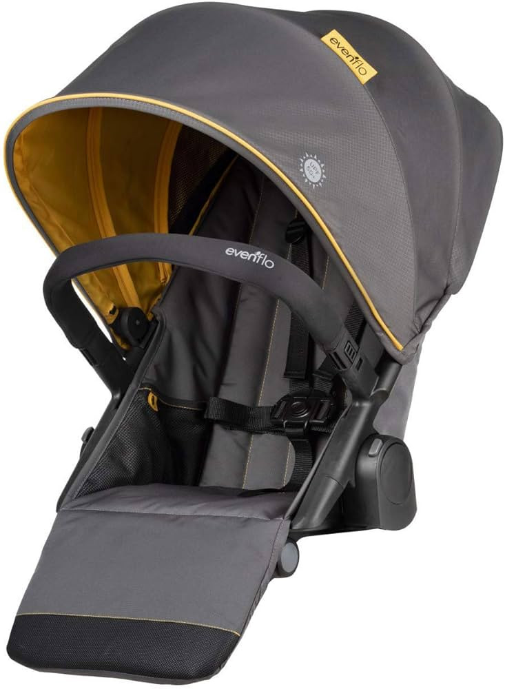 Evenflo Pivot Xplore Stroller Wagon Second Seat, Adventurer Gray | Amazon (US)
