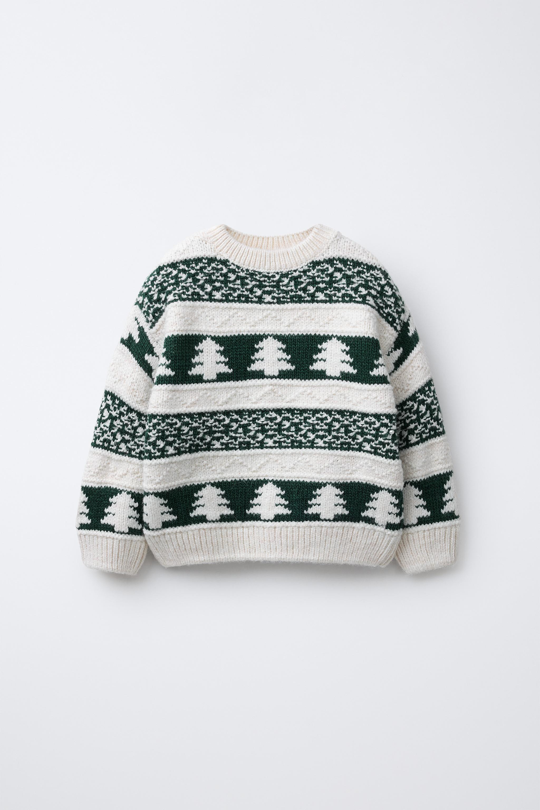 TREE PRINT KNIT SWEATER | Zara US