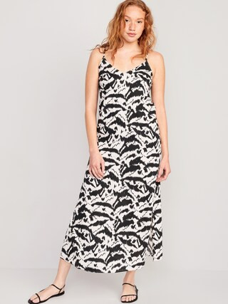 Tie-Back Maxi Slip Dress for Women | Old Navy (US)