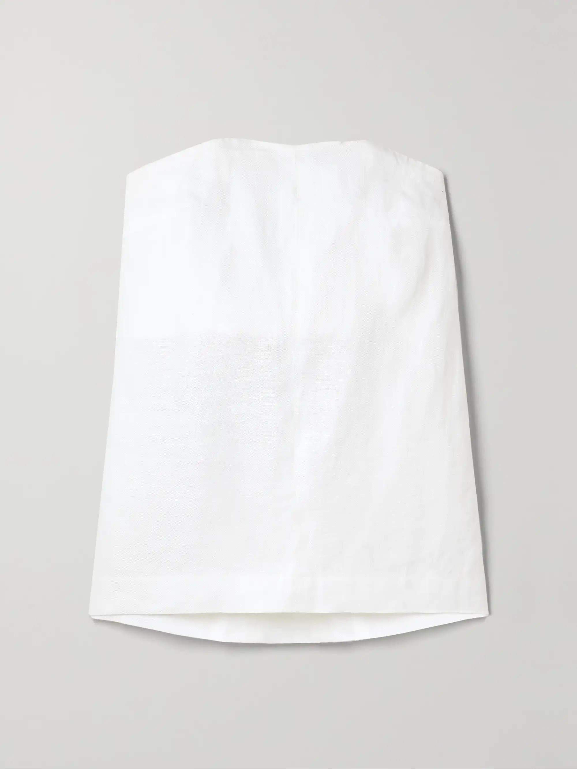 + NET SUSTAIN Delphi strapless organic linen top | NET-A-PORTER (US)