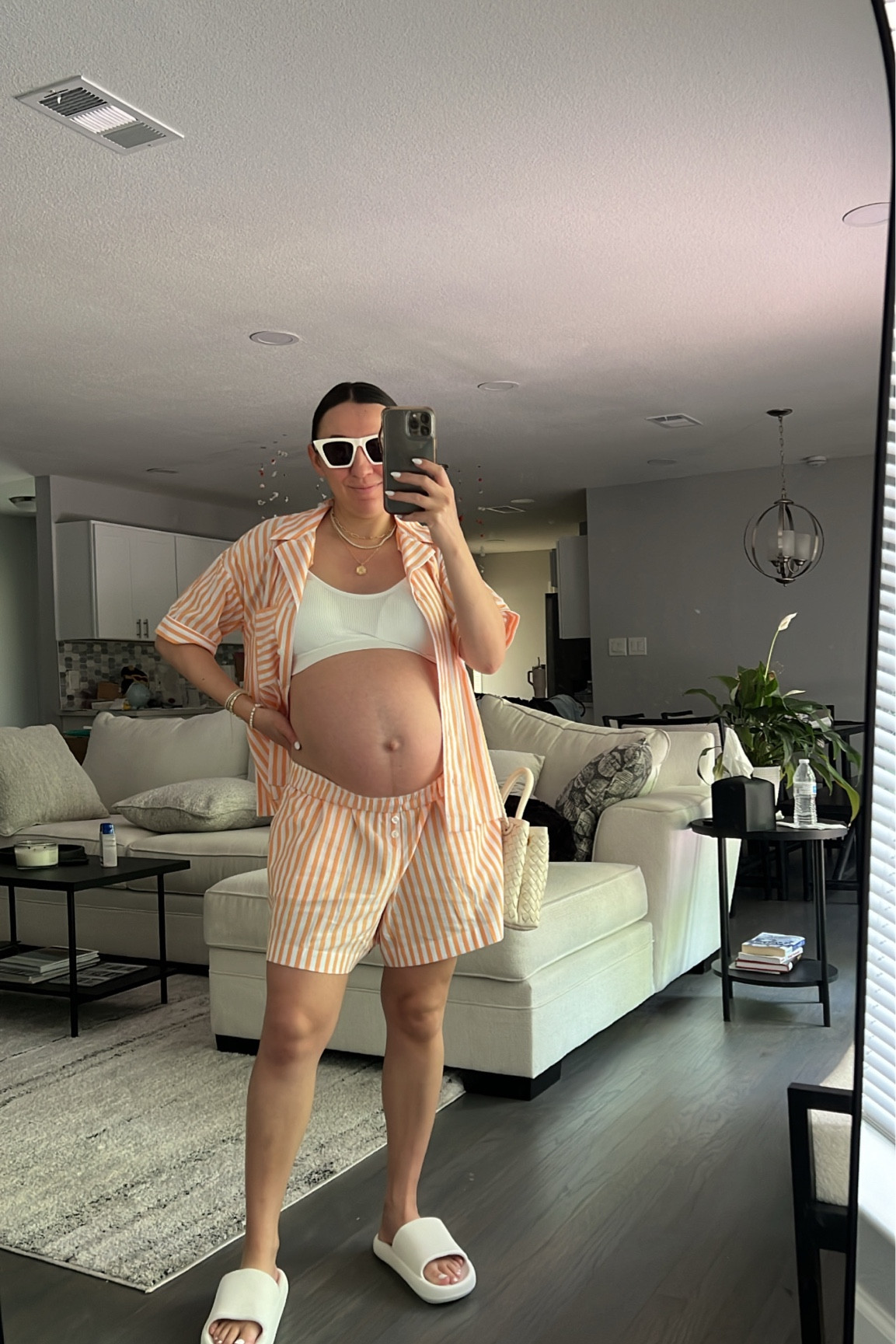 Travel outfit 

Maternity

Sandals

Summer outfit 

Pregnancy style

Medium in the shorts and small in the top 

Use code TAKE10 for the outfit for Kohls Memorial Day Sale

#LTKBump #LTKStyleTip #LTKFindsUnder50