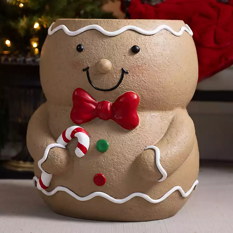 Gingerbread Man Outdoor Stool | Kirklands
