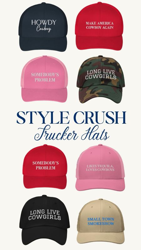 Trucker Hats | Wester Fashionn

#LTKfindsunder50 #LTKU #LTKstyletip