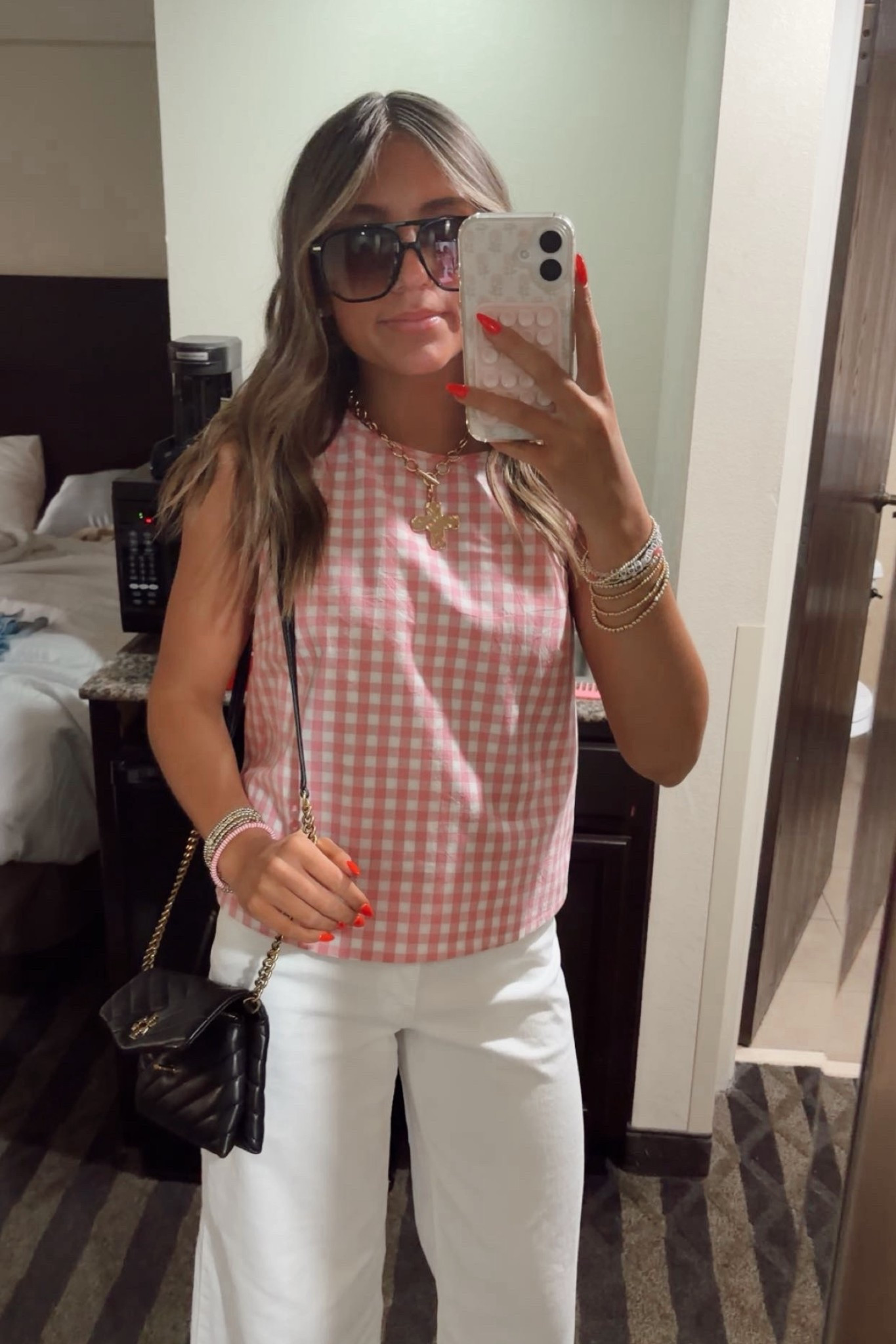 still loving this outfit! i wore this in nashville a couple weekends ago and got all the compliments!! the top is from amazon, and comes in a few color variations as well! the back is buttoned up and makes it even cuter! paired with white jean, sandals, an a big necklace, i love this look!!

#ltkamazon #amazonfinds #outfitinspo #chicoutfit #springoutfit

#LTKootd #LTKdayinmylife #LTKU