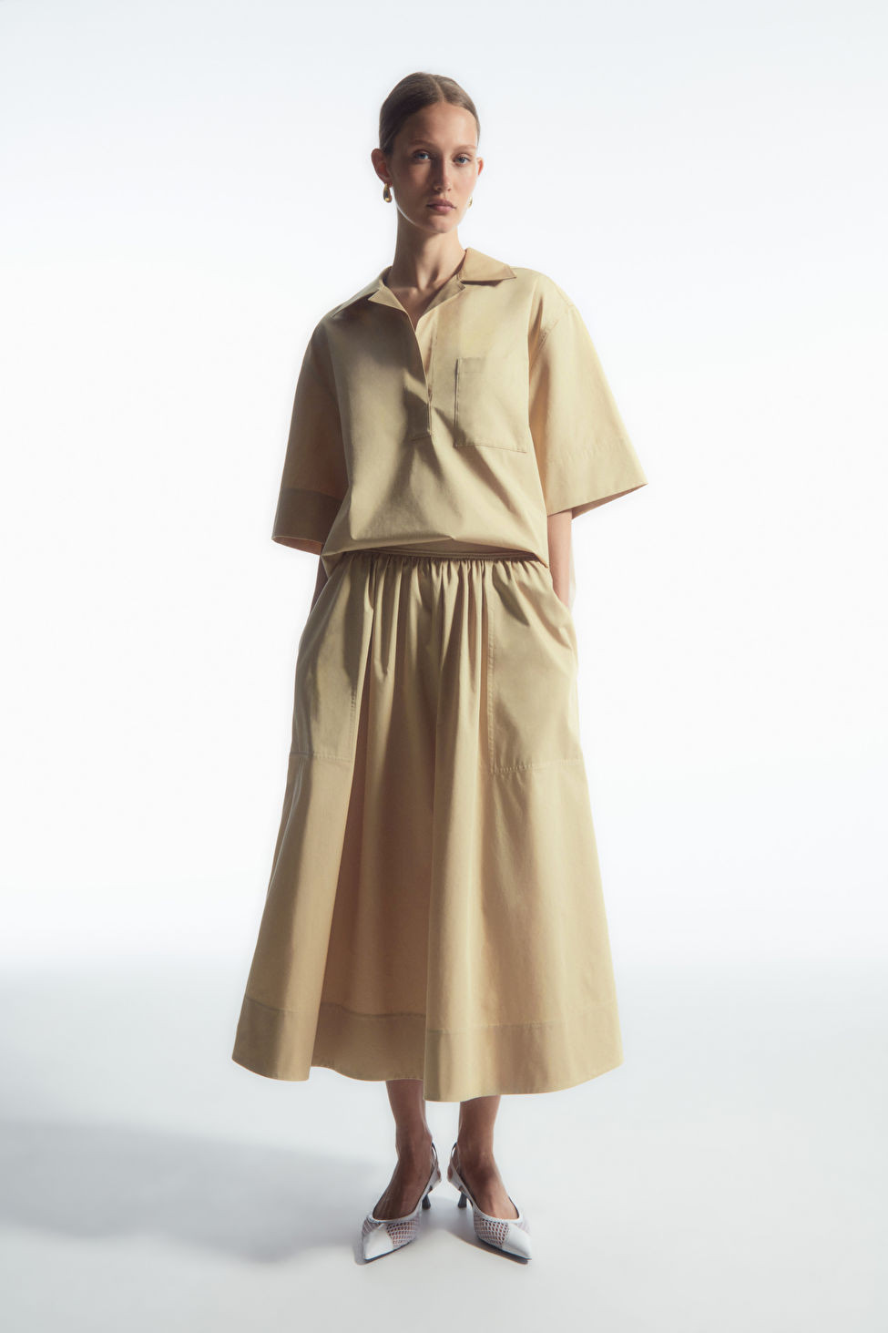 ELASTICATED MIDI SKIRT | COS (EU)