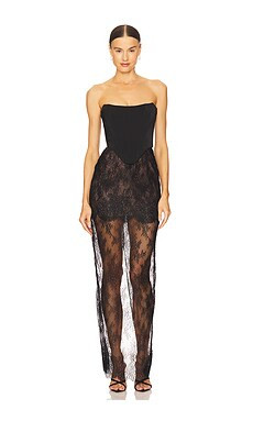 NBD Nisa Maxi Dress in Black from Revolve.com | Revolve Clothing (Global)