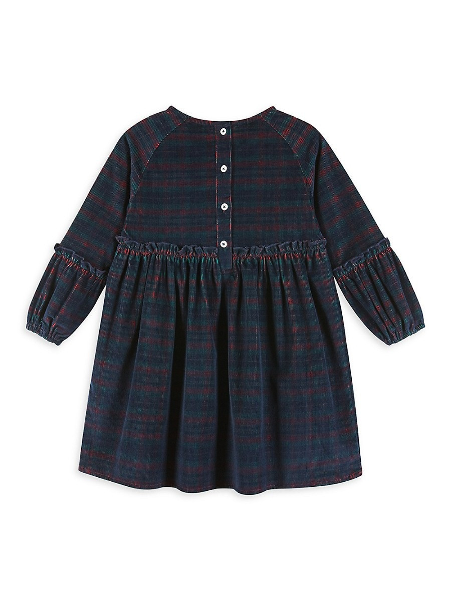 Andy & Evan Little Girl's Plaid Corduroy Ruffle Dress - Red Plaid - Size 6 | Saks Fifth Avenue OFF 5TH