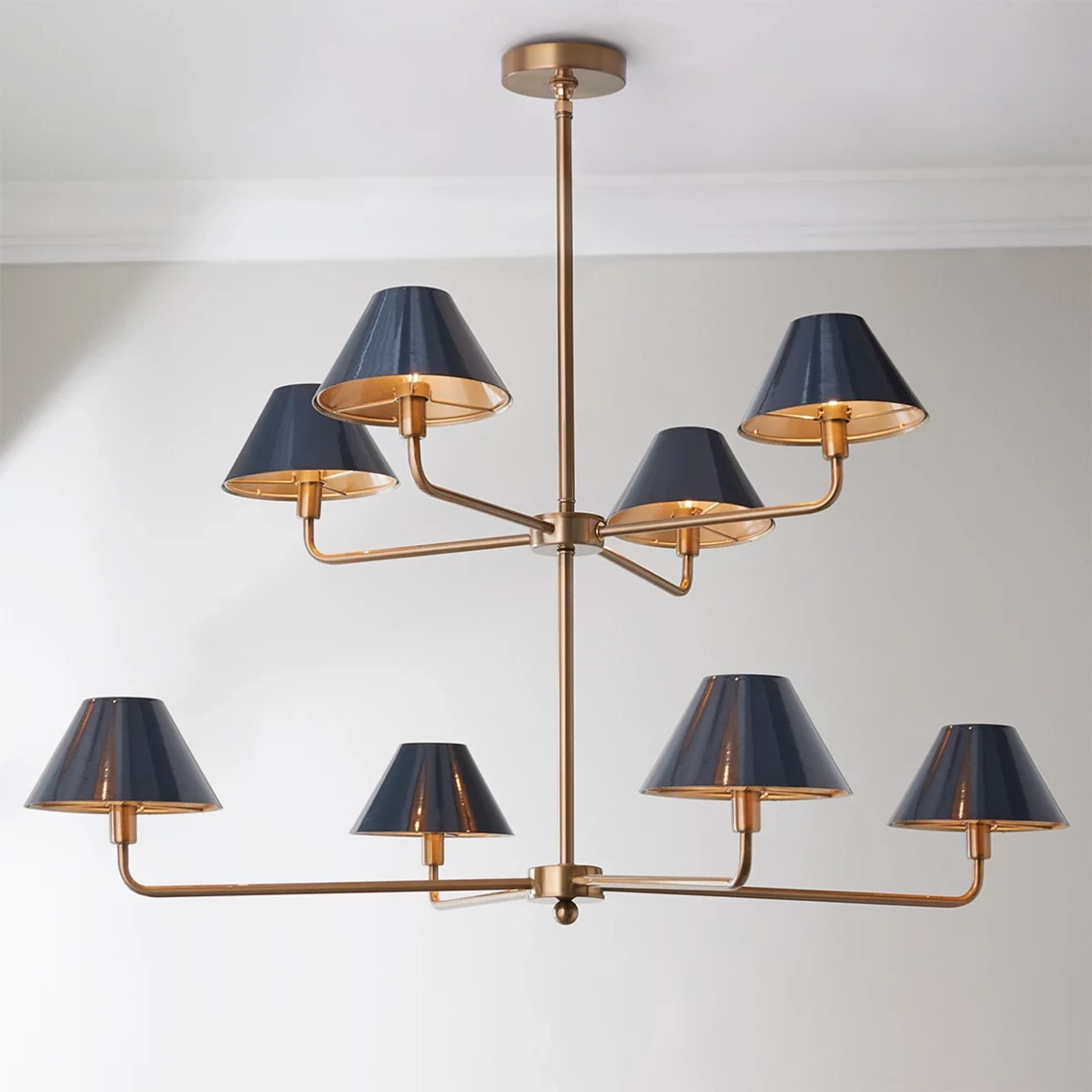Chris Loves Julia Edie Two-Tier Chandelier - 8 Light | Shades of Light