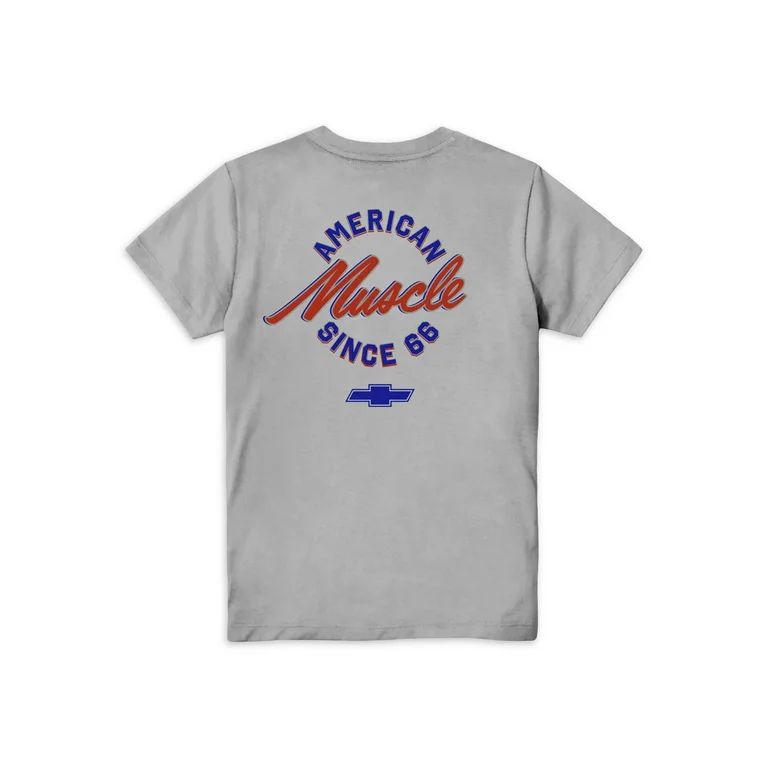 Chevy Muscle, Graphic Boys Crew Neck Short Sleeve T-Shirt, Sizes XS-2XL (Little Boys & Big Boys) ... | Walmart (US)