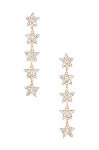 Elizabeth Cole Soleil Earrings in Crystal from Revolve.com | Revolve Clothing (Global)