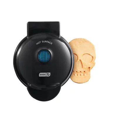 Dash™ Skull Mini Waffle Maker in Shimmer | Bed Bath & Beyond | Bed Bath & Beyond