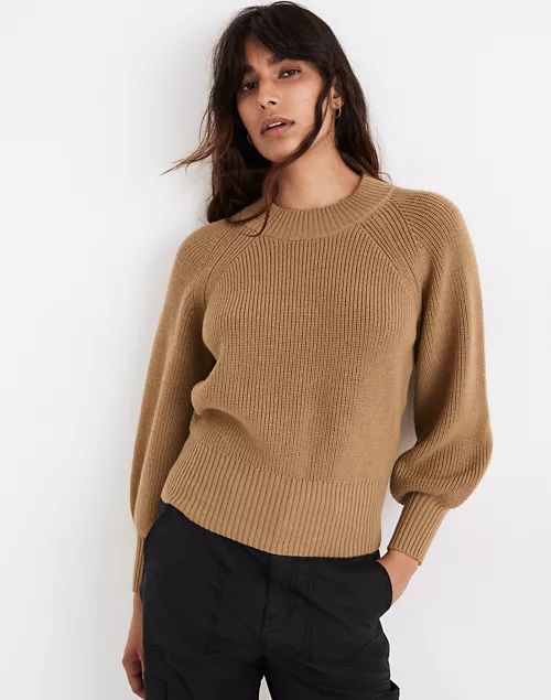 Poole Balloon-Sleeve Pullover Sweater | Madewell