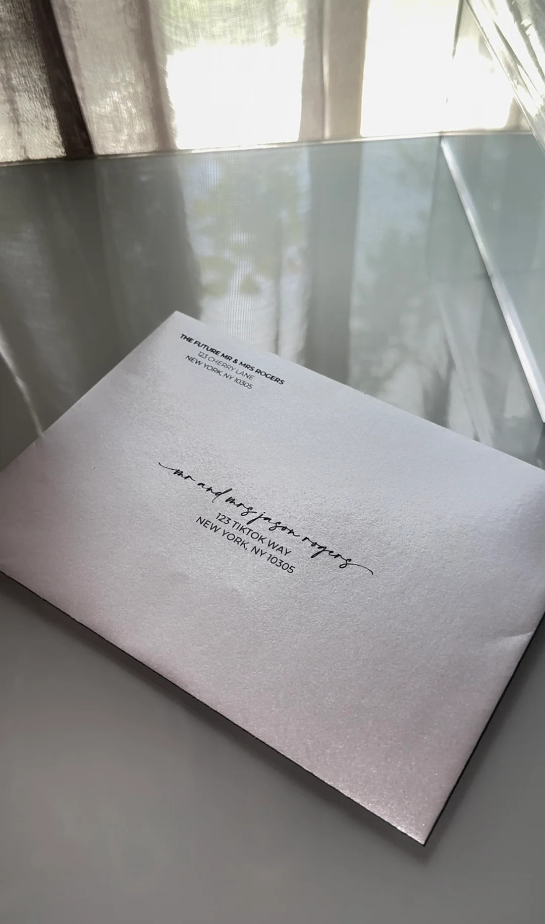 Modern Envelope Addressing Template - Etsy | Etsy (US)