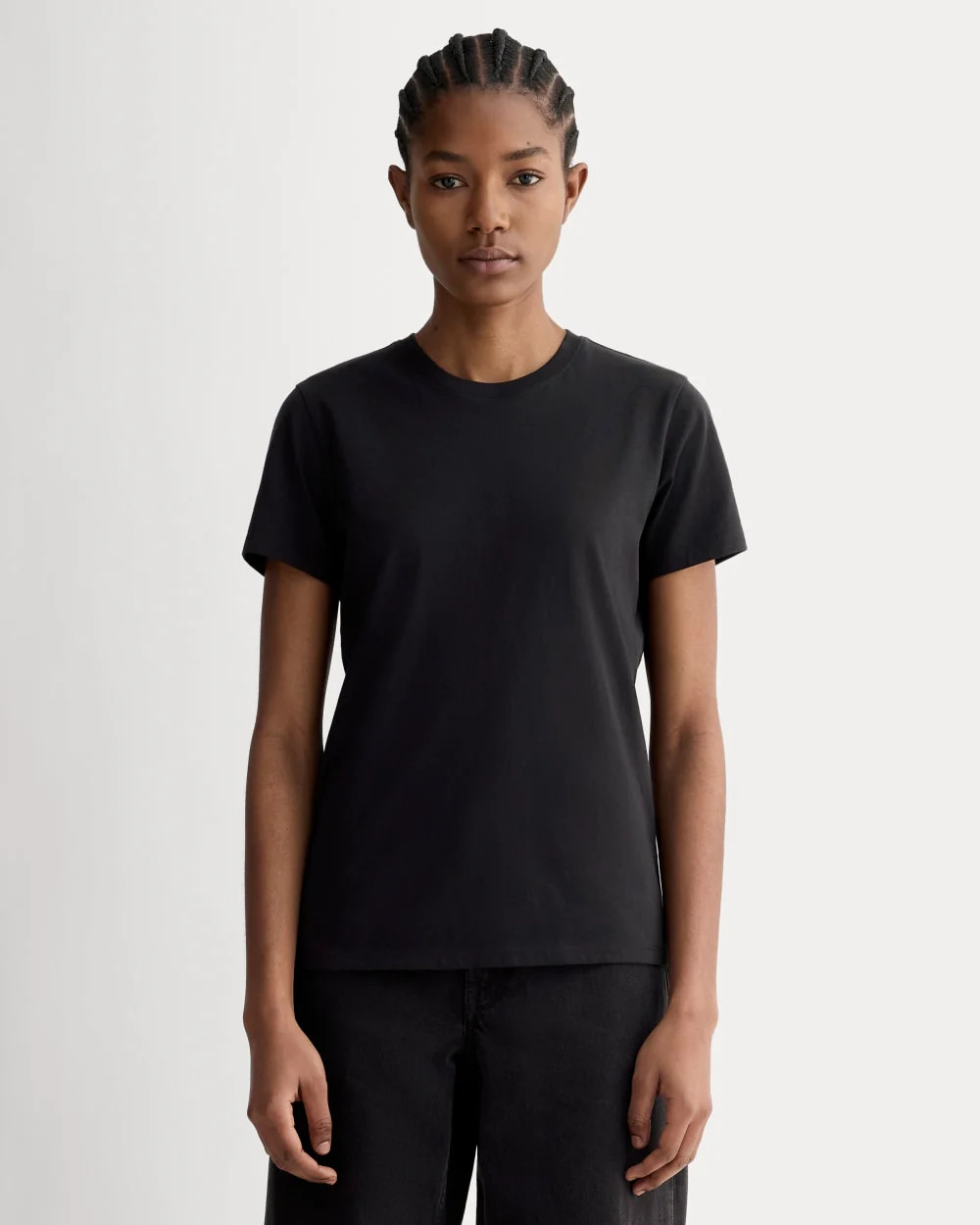 The Slim Crew in Essential Cotton | Black | Everlane
