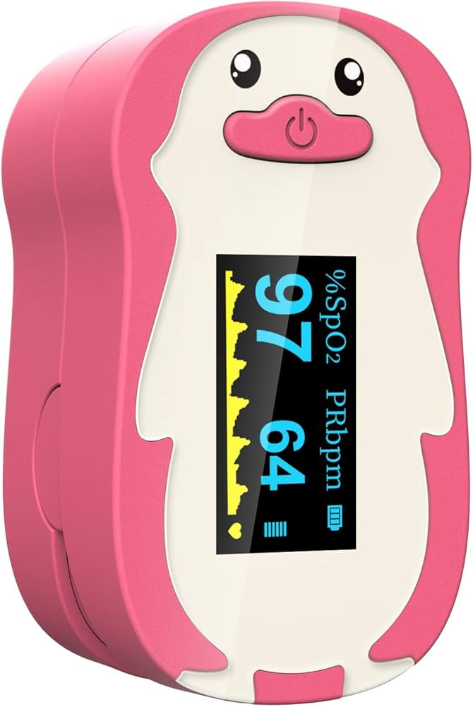Wellue Child Pulse Oximeter Fingertip, Oximeter Blood Oxygen Saturation Monitor for kid, Heart Ra... | Amazon (US)