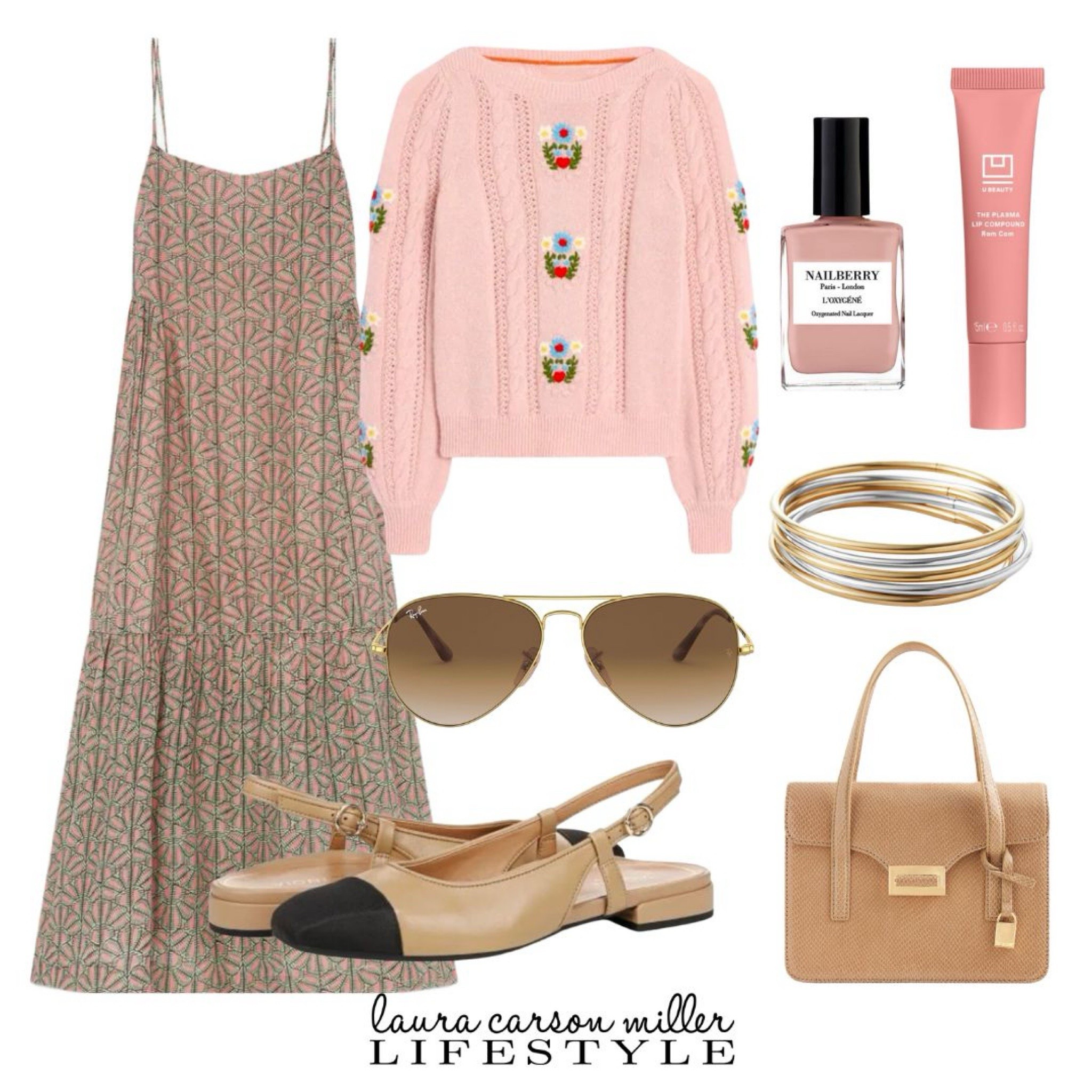 Wedding guest dress, spring beauty, Laura carson miller, slingbacks, bangles, natural makeup, aviators, sunglasses, cardigan 

#LTKStyleTip #LTKWedding #LTKShoeCrush